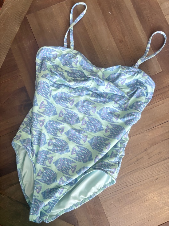 Vineyard Vines Other - Vineyard Vines Mint Green Fish-Print One-Piece Swimsuit Size S